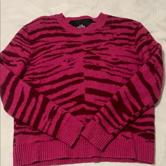 Marc Jacob’s Pink Zebra Sweater - Picture 1 of 5